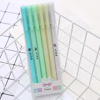 6 шт. гелевые ручки, удобная ручка, гладкий вывод чернил, плавное письмо, матовые чернильные ручки 0,5 мм, нескользящие фирменные шариковые ручки для офиса фиолетовый