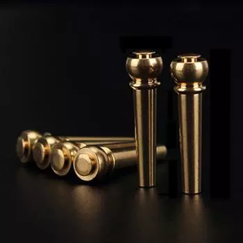 6 шт., гитарные струны из чистой латуни, гвозди, штифты для моста, запасная часть, инструмент для ремонта