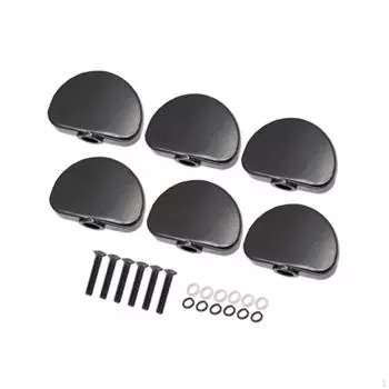 6 шт. гитарных колков для настройки, ручка для тюнера, прочный инструмент, аксессуары, металлические ручки, ключ