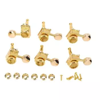 6 шт. гитарных колков с замком, винтажные металлические колки для колков с замком для гитар ST TL