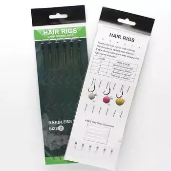 6 шт. готовый комплект звеньев для рыболовных крючков, приспособление для волос с рукавом, предотвращающим запутывание, быстросменный поворотный крючок, размер рукава 2, 4, 6, 8, упаковка из 6 шт.