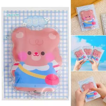 6 шт. грелок для рук с милым мультяшным дизайном, карманные грелки, тепловая терапия, грелка для рук, многоразовая грелка для путешествий, холодный климат, зима