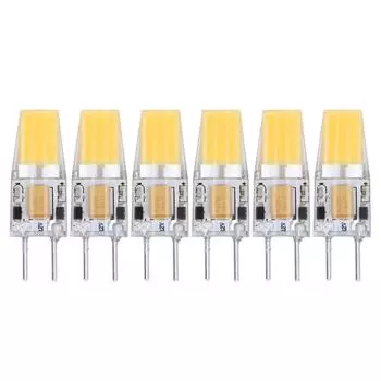 6 шт. GY6.35 лампочка 5 Вт AC DC12 В COB лампочка энергосберегающая силиконовая потолочная лампа для гостиной