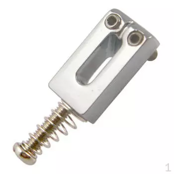 6 шт. хромированные прямоугольные плоские седла для электрогитары ST zitterndolo zitternd Bridge