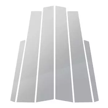 6 шт. хромированные стойки для окон и дверей автомобиля, накладка, наклейка, внешние детали для Mercedes-Benz S-Class W221 S 280 S 300 2007-2013