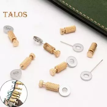 6 шт. Игла для позиционирования искусственной кожи, прочная металлическая игла для кожевенного ремесла, фиксирующая булавка для шитья искусственной кожи Long 6pcs