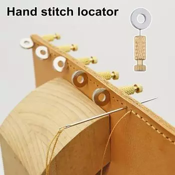 6 шт. Игла для позиционирования искусственной кожи, прочная металлическая игла для кожевенного ремесла, фиксирующая булавка для шитья искусственной кожи Long 6pcs