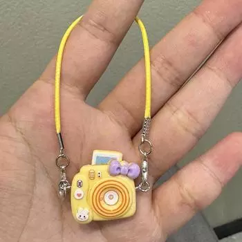 6 шт. Игровой кукольный домик с мини-камерой, фотореквизит, миниатюрная модель камеры, аксессуары для кукол OB11 розовый