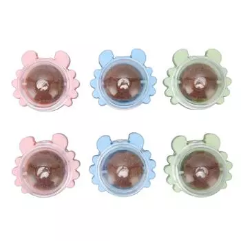 6 шт. игрушка-мяч с кошачьей мятой для чистки зубов, скрежетания зубов, интерактивный клейкий мяч для снятия скуки