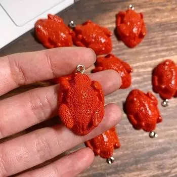 6 шт. имитация жареной курицы смоляные серьги подвески горячая пасхальная еда кулон для серьги брелок для самостоятельного изготовления ювелирных изделий 6pcs