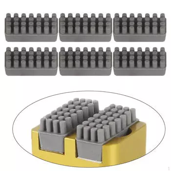 6 шт. Инструмент для очистки сопел принтера Резиновая щетка Головка для ремонта 3D-принтеров