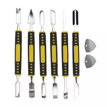 6 шт. инструмент для открывания Spudger, ручка из ABS-пластика, стальной сплав для технического обслуживания электроники