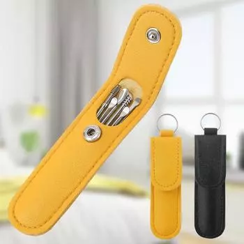 6 шт. инструмент для удаления воска для ушей, палочки для удаления ушной серы, кюретка для чистки ушей, ложка для чистки ушей, уход за здоровьем, ушная палочка жёлтый