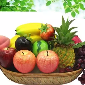 6 шт. искусственные фрукты поддельные фрукты реалистичные хорошие детали декоративные не разлагаются цветные искусственные фрукты домашняя кухня вечеринка секс-одежда для взрослых Strawberry