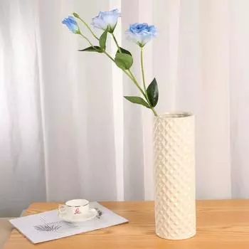 6 шт. искусственных цветов, искусственные цветы, шелковые искусственные цветы с длинным стеблем, ветка для композиции, 18 головок для свадебного букета, домашнего декора фиолетовый