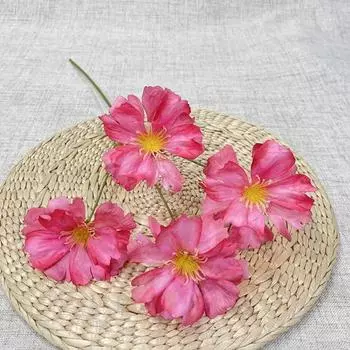 6 шт. искусственных цветов, шелковые полевые цветы, искусственные цветы для вазы, декора гостиной, цветочные композиции, центральный элемент, свадебные букеты для невесты синий