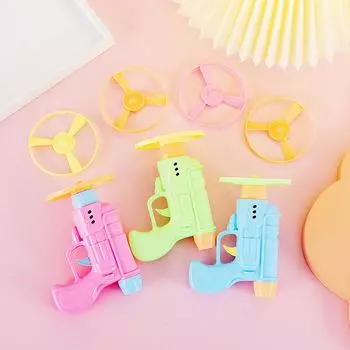 6 шт. катапульта бамбуковая стрекоза летающая тарелка гироскоп пистолет уличные игрушки для детей сувениры на день рождения пиньята наполнители мешок подарков игрушка