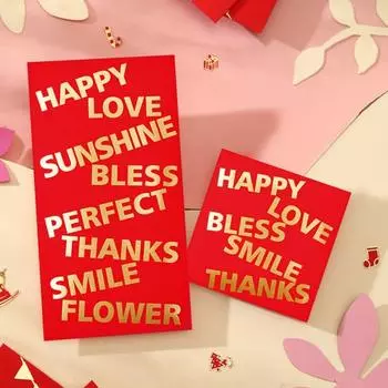 6 шт., китайский красный конверт, держатель для денег в честь года Дракона для празднования весеннего фестиваля по лунному Новому году Long