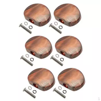 6 шт. кнопки настройки ключей для акустической/электрической гитары