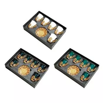 6 шт. кофейная чашка с блюдцем кружка для послеобеденного чая чашка для сока чайная утварь чашка для капучино белый