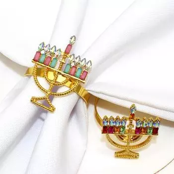 6 шт. Кольцо для салфеток, выдолбленный подсвечник в форме страз, украшение для стола, многоразовые держатели для салфеток, акценты для столовой, держатели для салфеток A