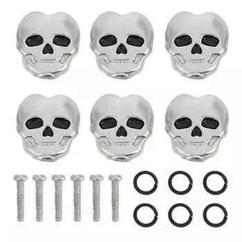 6 шт. колки для настройки колки для электрогитары в стиле фолк (Серебряный)