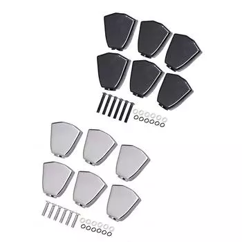 6 шт. Колышек для настройки гитары, акустический, около 15 г, около 3*2*1 см серебряный