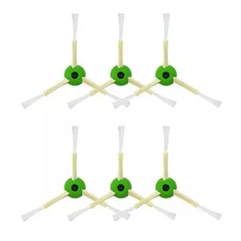 6 шт./компл. боковые щетки из АБС-пластика для Roomba Combo J7, зеленые