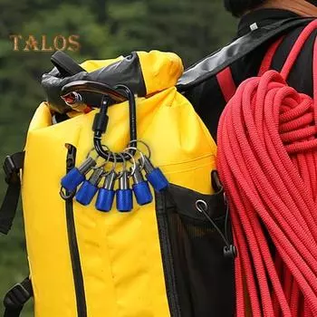 6 шт./компл., держатель для бит 1/4 дюйма, брелок-удлинитель, держатель для шестигранных отверток с карабином, адаптер для быстрой смены винтовых бит 6pcs