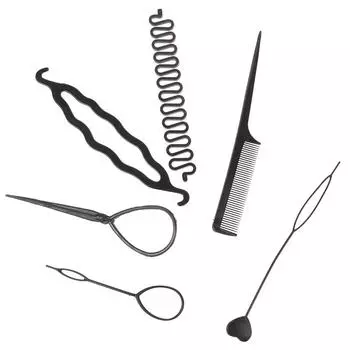 6 шт./компл. детские бигуди для ухода за косой, спиральные инструменты для укладки волос