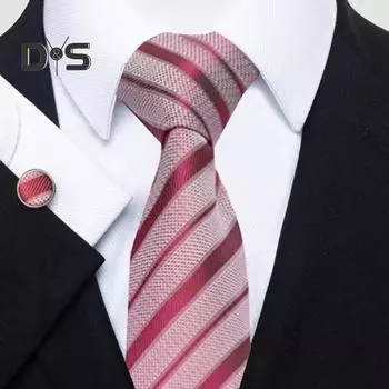 6 шт./компл. галстук, карманный платок, запонки, набор, подарочная коробка, мужской шарм, искусственный шелк, ткань, яркие цвета, деловой галстук, мужские аксессуары, подарочный набор 5