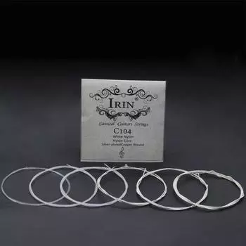 6 шт./компл. легкие гладкие на ощупь гибкие нейлоновые струны гитарный инструмент часть для концерта