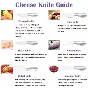 6 шт./компл. матовый серебристый мини-нож вилка стамеска для масла сырорезка резак из нержавеющей стали столовые приборы инструмент кухонный гаджет