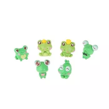 6 шт./компл. милые украшения в виде лягушек миниатюрный сказочный сад микропейзаж мини кукольный домик бонсай декор лягушка поделки мини статуэтка