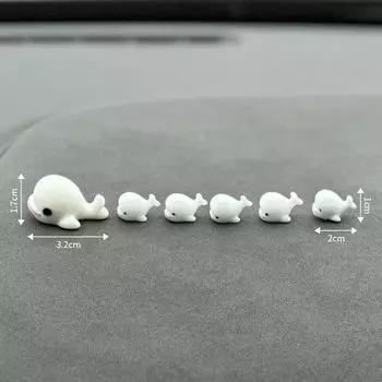 6 шт./компл. милый мультяшный дельфин автомобили декор аксессуары автомобильные украшения дисплей экран приборной панели украшение интерьер приборной панели игрушка