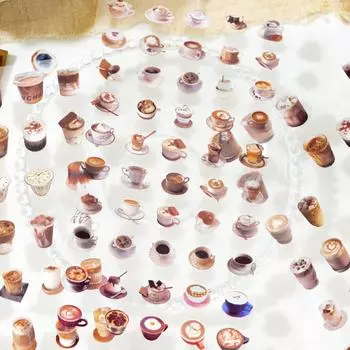 6 шт./компл. Милый мультяшный скрапбук журнал наклейка торт десерт котенок серия канцелярские наклейки DIY Декор ноутбук телефон чехол наклейка