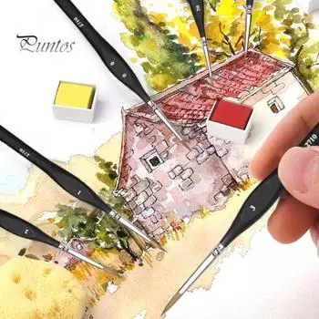 6 шт./компл., набор кистей для рисования с ультрамелкими деталями, кисти для масляной живописи, акриловое акварельное масло, набор миниатюрных кистей Sets