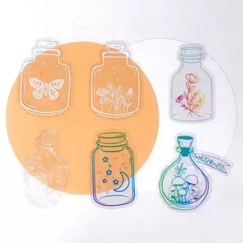 6 шт./компл., наклейка на окно «Ловец Солнца», бабочки, животные, грибы, растения, цветочная тема, ПВХ, радужная призма, анти-столкновение, оповещение о птицах, электростатическое стекло F