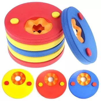 6 шт./компл. Плавающие диски для рук, плавающие рукава из пены EVA, надувные круги для плавания, детские круги, кольца 1