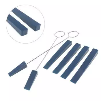 6 шт./компл., профессиональный набор резиновых приглушений для настройки фортепиано, инструмент для остановки басов, инструмент для настройки деталей фортепиано