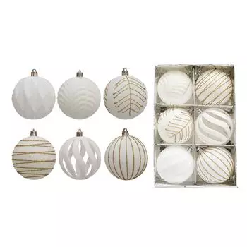 6 шт./компл. Рождественские безделушки, шары, подвеска, рождественская елка, подвесное украшение, звезда, топпер, украшение для дома, новогодние подарки