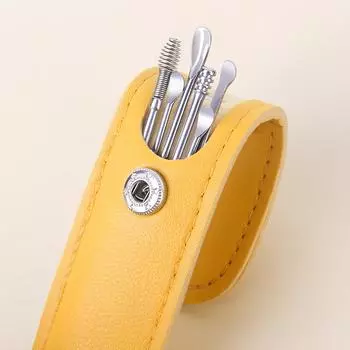 6 шт./компл., средство для удаления ушной серы из нержавеющей стали, средство для удаления воска для ушей