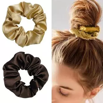 6 шт./компл., ткань для пятен, круг для волос, стильные европейские и американские украшения из веревки для головы, простые аксессуары для волос Sets