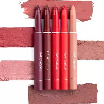 6 шт./компл. универсальный лак для губ, не жирный, красивый, безопасный, скрывающий линии губ, карандаш для губ для женщин A