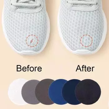 6 шт./компл. заплатка для обуви, кроссовки, защитная моющаяся наклейка для ремонта обуви, заплатка для пятки, 6 цветов