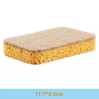 6 шт. компостируемая губка для мытья посуды биоразлагаемая 6Pcs