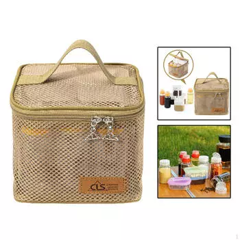 6 шт. контейнеров для приправ для кемпинга, переносные банки для специй, бутылок для солей и соусов хаки