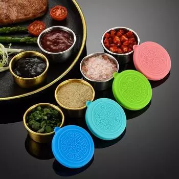 6 шт. контейнеры для заправки для салата, чашки для соуса, пищевой класс, не содержат BPA, многоразовые герметичные небольшие контейнеры для приправ A