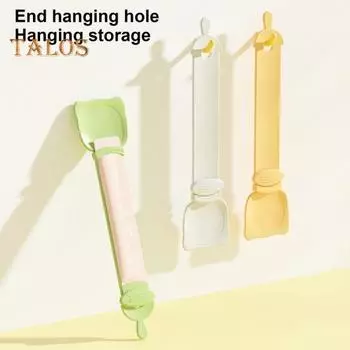 6 шт. кормушка для кошек 2-в-1, ложка для кормления кошек, дозатор влажных закусок для домашних животных, портативная раздвижная кормушка для кошек Sets