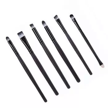 6 шт. косметические кисти для макияжа тени для век подводка для глаз набор косметических инструментов подарочный набор